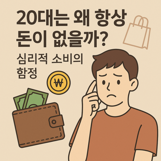 20대는 왜 항상 돈이 없을까? 심리적 소비의 함정