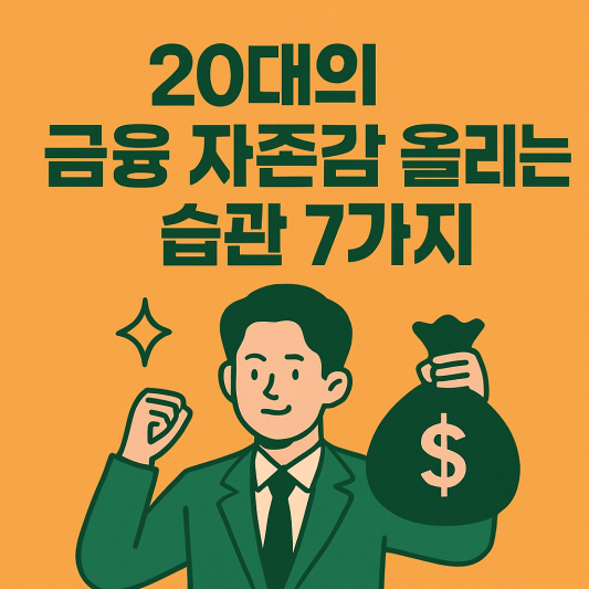20대의 금융 자존감 올리는 습관 7가지